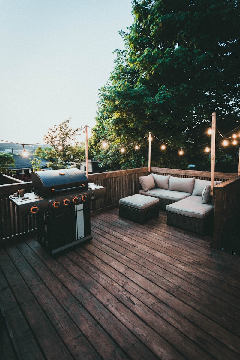 Backyard deck Fort Wayne Indiana